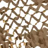 Voile d'ombrage 2x3m beige - Protection UV et pose facile