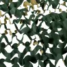 Voile d'ombrage 2x3m vert camouflage pour extérieur