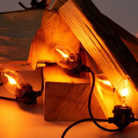Guirlande LED effet flamme 360 cm pour extérieur
