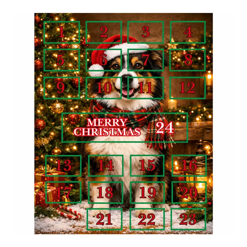 Calendrier de l'Avent Noël pour chien - 24 surprises
