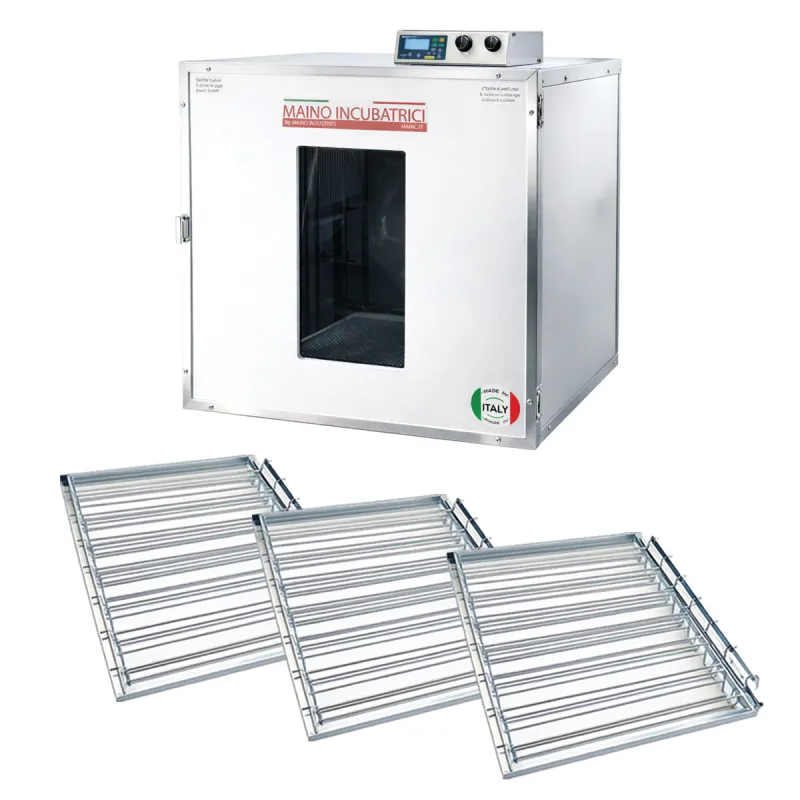 Couveuse évolutive 147 œufs + 3 tiroirs caille-poule