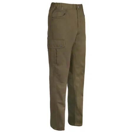 Pantalon Hyperstretch Savane 7 poches kaki T38-60