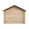 Niche chalet en bois épicéa taille L pour chien