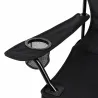 Lot de 4 Chaises Easy C2 pliable noire - Structure acier et polyester 600D