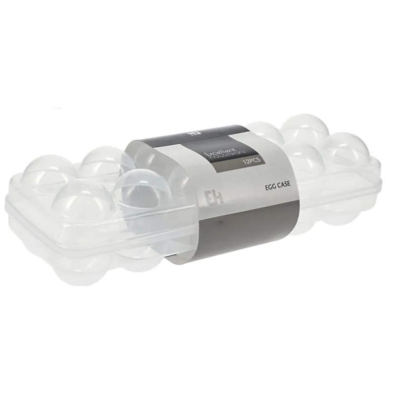 Boîte réutilisable 12 œufs - Nettoyage facile 27,5x10x7,5 cm