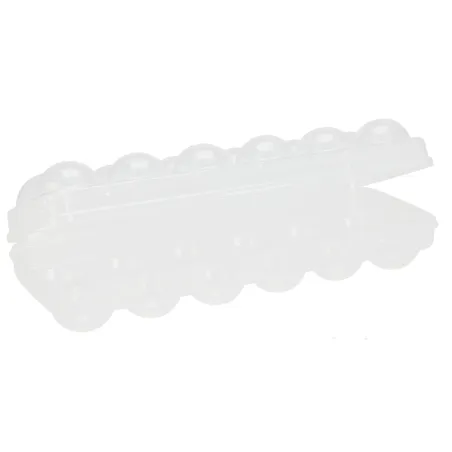 Boîte réutilisable 12 œufs - Nettoyage facile 27,5x10x7,5 cm