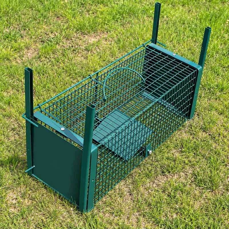 Cage à piège double entrée 50x18x18 cm - Capture sécurisée