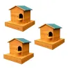 Nichoir Flottant en Bois pour Oiseaux d'Eau - 72 x 49 x 58 cm