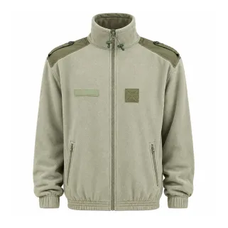 Blouson polaire vert kaki 200 g/m² pour chasse et extérieur