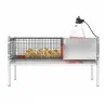 Cage d'élevage pour poussins et cailles 101x46x56 cm