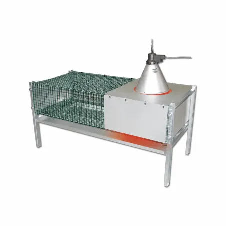 Cage d'élevage pour poussins et cailles 101x46x56 cm
