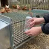 Nid en acier galvanisé pour clapier à lapins