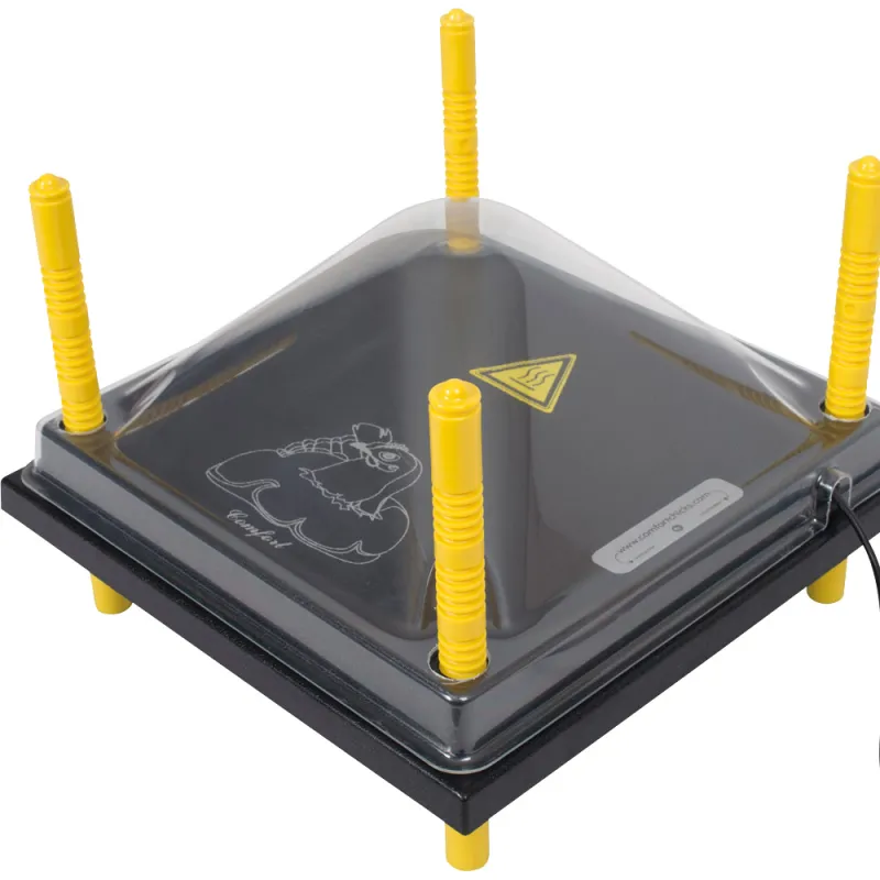 Couvercle protecteur pour panneau chauffant 62W poussins
