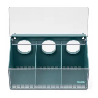 Mangeoire 3 compartiments pour pigeons 25 cm