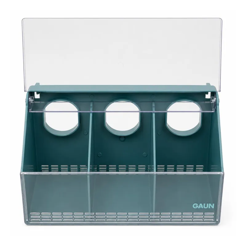 Mangeoire 3 compartiments pour pigeons 25 cm