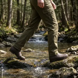 Pantalon Hyperstretch Savane 7 poches kaki T38-60