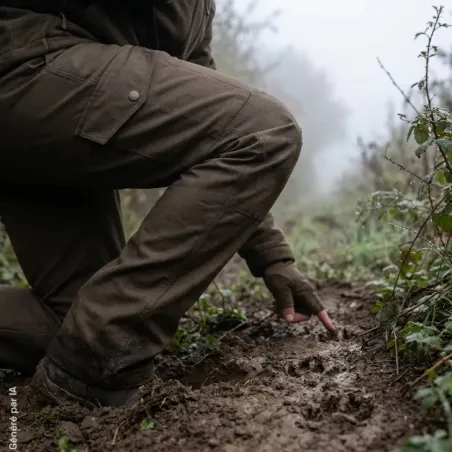 Pantalon treillis kaki pour chasse et extérieur