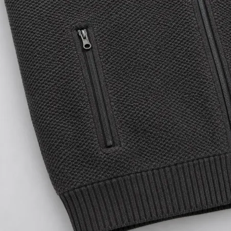 Gilet homme Galéo vert micropolaire zippé