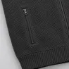 Gilet homme Galéo vert micropolaire zippé