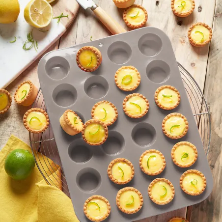 Moule silicone 24 mini tartelettes Pradel - Cuisine facile