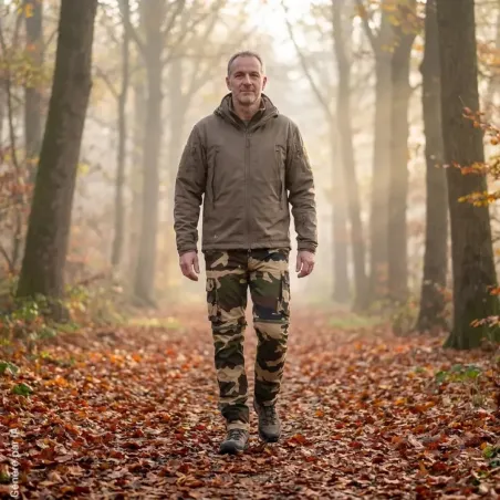Pantalon 3 en 1 homme camo 6 poches coton 38-66
