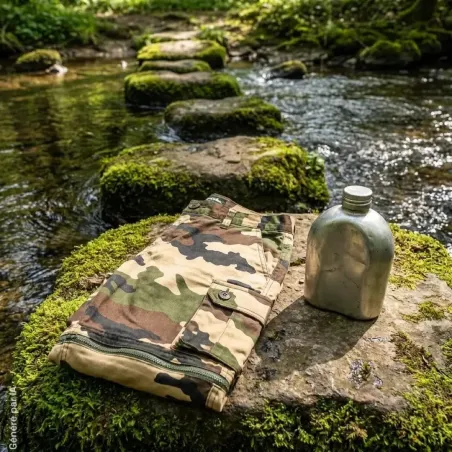Pantalon 3 en 1 homme camo 6 poches coton 38-66