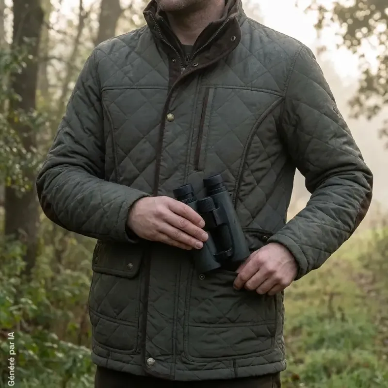 Veste homme déperlante Stalion marron M à 4XL