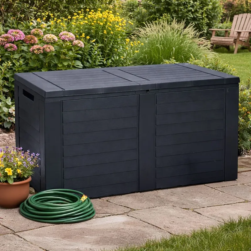 Coffre rangement extérieur 170 L résistant et pratique