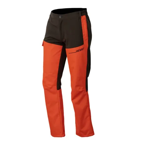 Pantalon Treeland orange anti-ronce 900D pour extérieur