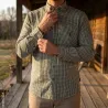 Chemise 100% coton col boutonné pour éleveurs
