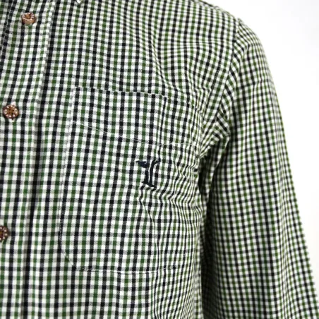 Chemise 100% coton col boutonné pour éleveurs
