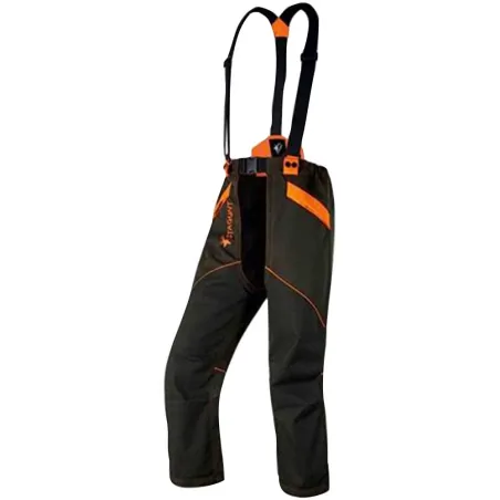 Pantalon Hardtrack anti-ronces nylon avec bretelles