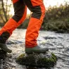Pantalon Stagunt Trackeasy orange renforcé | Ducatillon