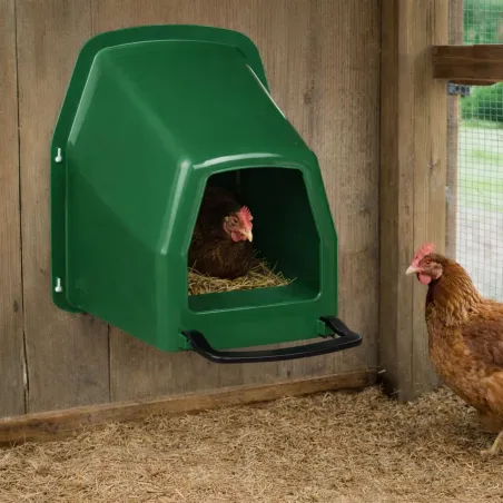 Pondoir plastique pour 4 poules - 36,4 x 37,2 x 44,6 cm