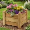 Jardinière bois 30x30x30 cm - Élégance naturelle