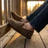Chaussons homme Chevignon taupe - Confort fourrure