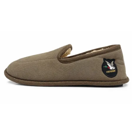 Chaussons homme Chevignon taupe - Confort fourrure
