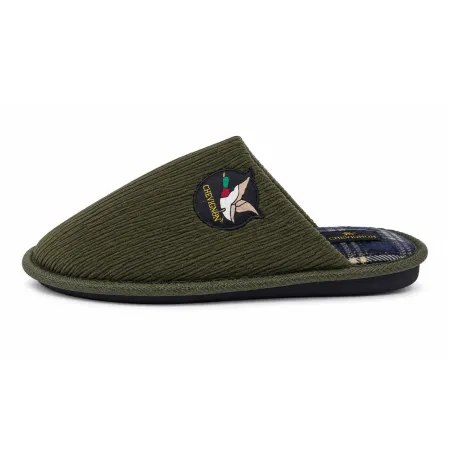 Chaussons homme Francisco kaki - Confort exclusif