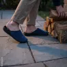 Chaussons Mules Bleus Clot - Fabriqués en France