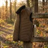 Gilet chauffant Somlys marron - Confort et style