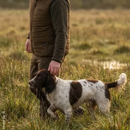 Gilet chauffant Somlys marron - Confort et style
