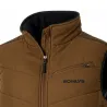 Gilet chauffant Somlys marron - Confort et style