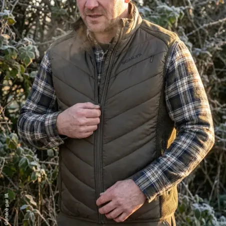 Gilet vert matelassé Classie : élégance et praticité