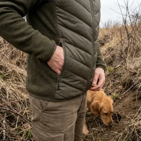 Gilet vert matelassé Classie : élégance et praticité