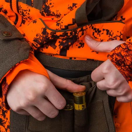Veste Thermo-Hunt Camouflage Orange pour Chasse
