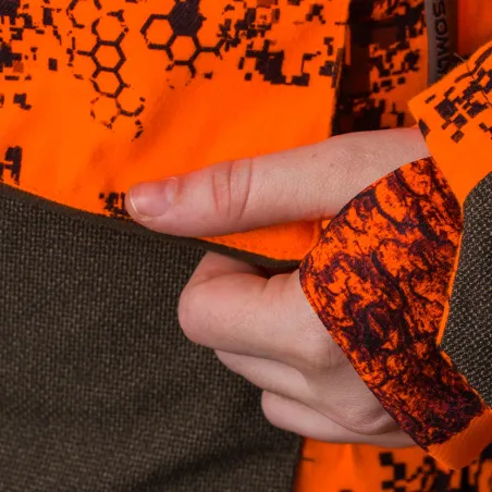 Veste Thermo-Hunt Camouflage Orange pour Chasse