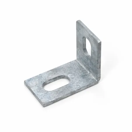 Fixation murale solide pour panneau de chenil 50x50mm