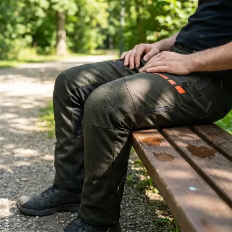Pantalon Softshell New-Tech Vert - Résistant et Polyvalent