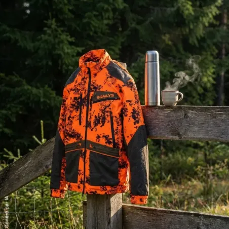 Veste Orange Ultra-Légère : Confort et Résistance