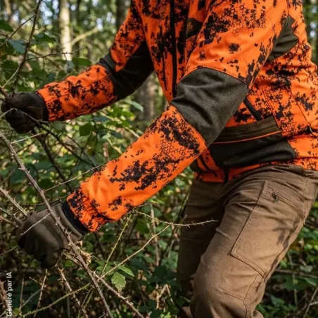 Veste Orange Ultra-Légère : Confort et Résistance
